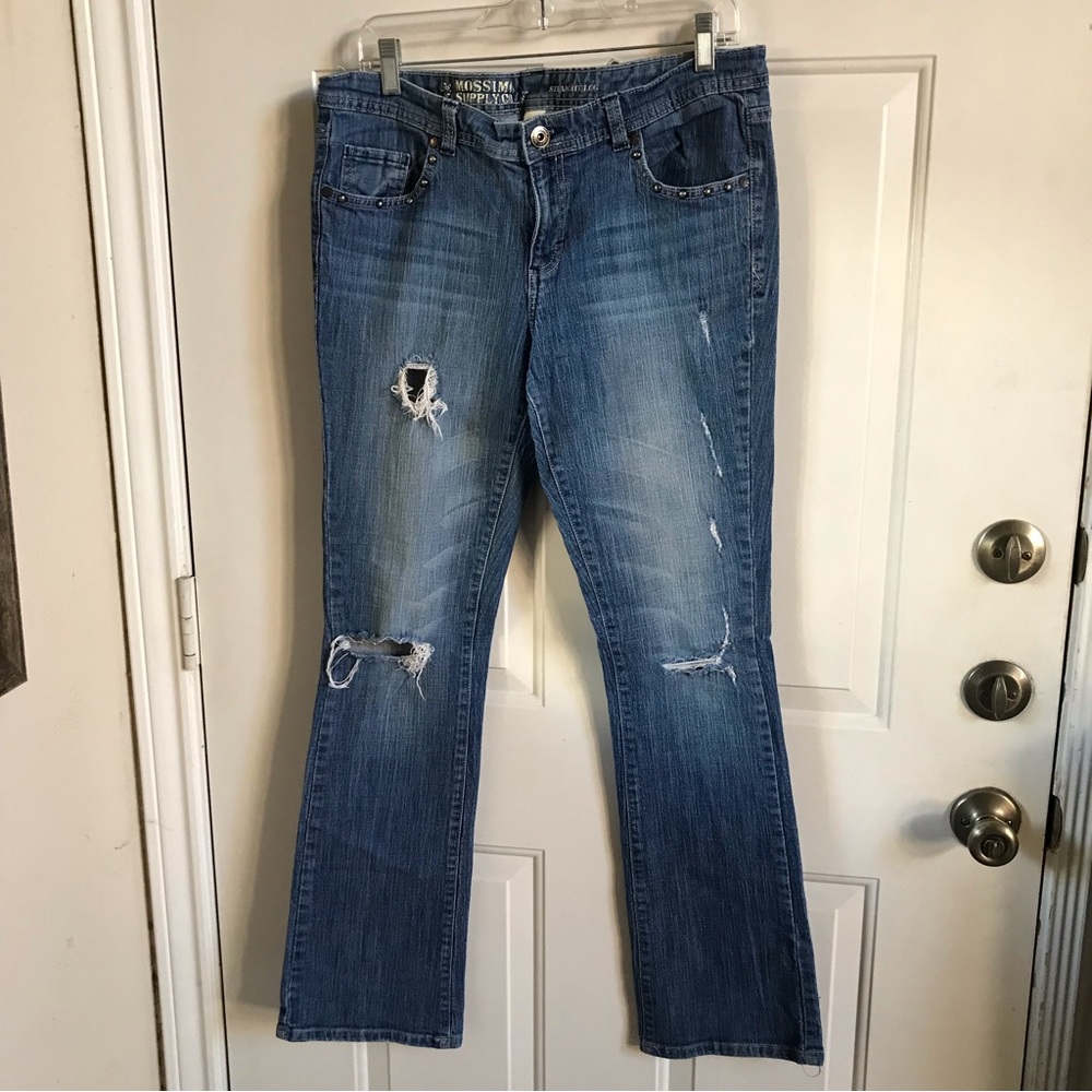 Distressed Mossimo Supply Co. Jeans